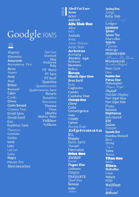 google-fonts